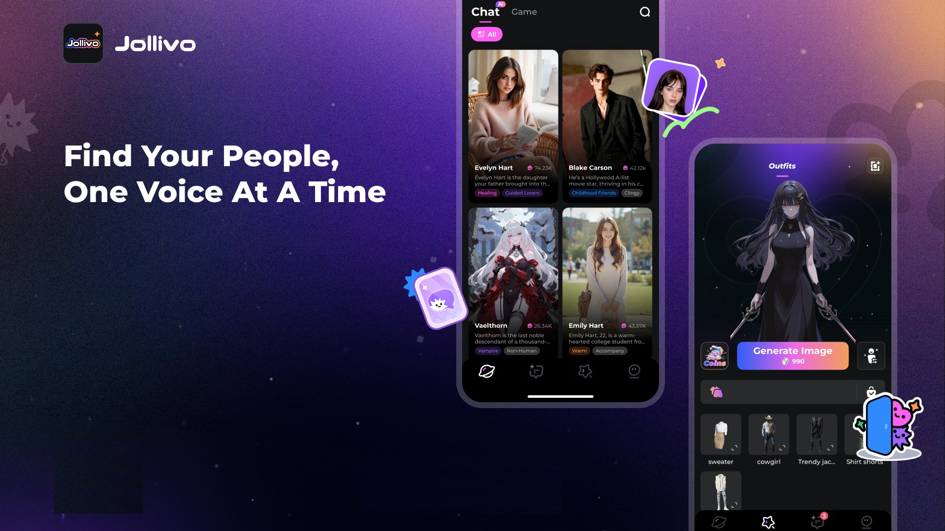 Jollivo — Find Your People, One Voice At A Time